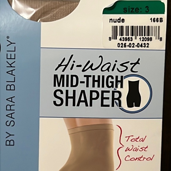 Assets by Sara Blakely hi-waist Mid-Thigh Shaper nude  size 3 NWT - Picture 11 of 11